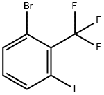 1-溴-3-碘-2-三氟甲基苯, 1369835-61-9, 结构式