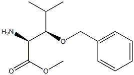 (2S,3R)-2-AMino-3-(benzyloxy)-4-Methylpentanoic Acid Methyl Ester Structure