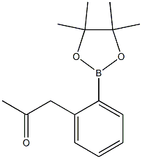 1-(2-(4,4,5,5-TetraMethyl-1,3,2-dioxaborolan-2-yl)phenyl)propan-2-one Structure
