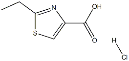 2-Ethylthiazole-4-carboxylic acid hydrochloride Struktur
