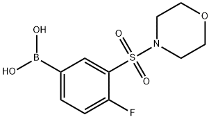 (4-氟-3-(吗啉代磺酰)苯基)硼酸,1704121-53-8,结构式