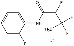 potassium trifluoro(3-((2-fluorophenyl)amino)-3-oxopropyl)borate Structure