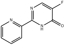 5-fluoro-2-pyridin-2-yl-pyrimidin-4-ol 化学構造式
