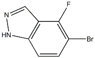 5-溴-4-氟吲唑, , 结构式