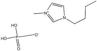 1-丁基-3-甲基咪唑磷酸二氢盐, , 结构式