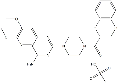 多沙唑嗪甲磺酸盐杂质G, , 结构式