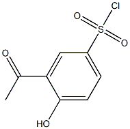 3-Acetyl-4-hydroxy-benzenesulfonyl chloride Structure