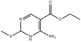 ethyl 6-aMino-2-(Methylthio)-1,2-dihydropyriMidine-5-carboxylate Structure