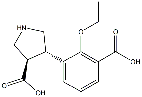 (+/-)-trans-4-(2-ethoxycarboxy-phenyl)-pyrrolidine-3-carboxylic acid|