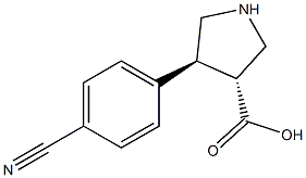 (+/-)-trans-4-(4-cyano-phenyl)-pyrrolidine-3-carboxylic acid