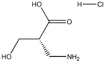 (R)-3-aMino-2-(hydroxyMethyl)propanoic acid-HCl, 1956435-26-9, 结构式