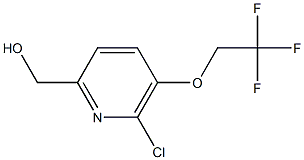 (6-chloro-5-(2,2,2-trifluoroethoxy)pyridin-2-yl)Methanol Struktur