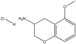 5-Methoxy-chroMan-3-ylaMine hydrochloride 化学構造式