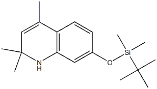 7-叔丁基二甲基硅氧基-1,2-二氢-2,2,4-三甲基喹啉, , 结构式