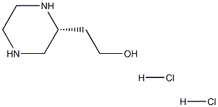 (R)-2-(哌嗪-2-基)乙醇二盐酸盐, 1565818-62-3, 结构式