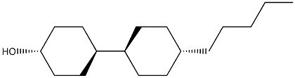 5HHE((反式,反式)-4'-戊基双环己基-4-醇),,结构式
