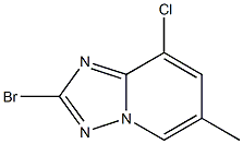 2-BroMo-8-chloro-6-Methyl-[1,2,4]triazolo[1,5-a]pyridine Structure