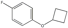 1-Cyclobutoxy-4-fluoro-benzene Struktur