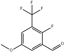 2-Fluoro-5-Methoxy-3-(trifluoroMethyl)benzaldehyde, 97% Struktur