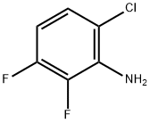 6-クロロ-2,3-ジフルオロアニリン 化学構造式
