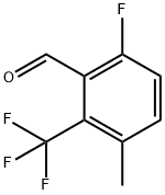 6-氟-3-甲基-2-(三氟甲基)苯甲醛, 1373920-97-8, 结构式