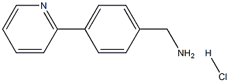 (4-(ピリジン-2-イル)フェニル)メタンアミン塩酸塩 化学構造式