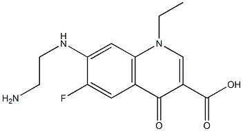 7-[(2-aMinoethyl)aMino] -1-ethyl-6-fluoro-4-oxo-1,4-dihydroquinoline-3-carboxylic acid Structure