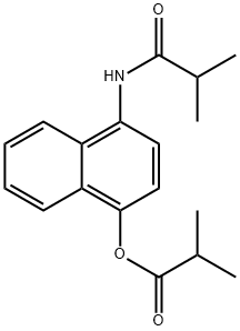 4-isobutyraMidonaphthalen-1-yl isobutyrate Structure