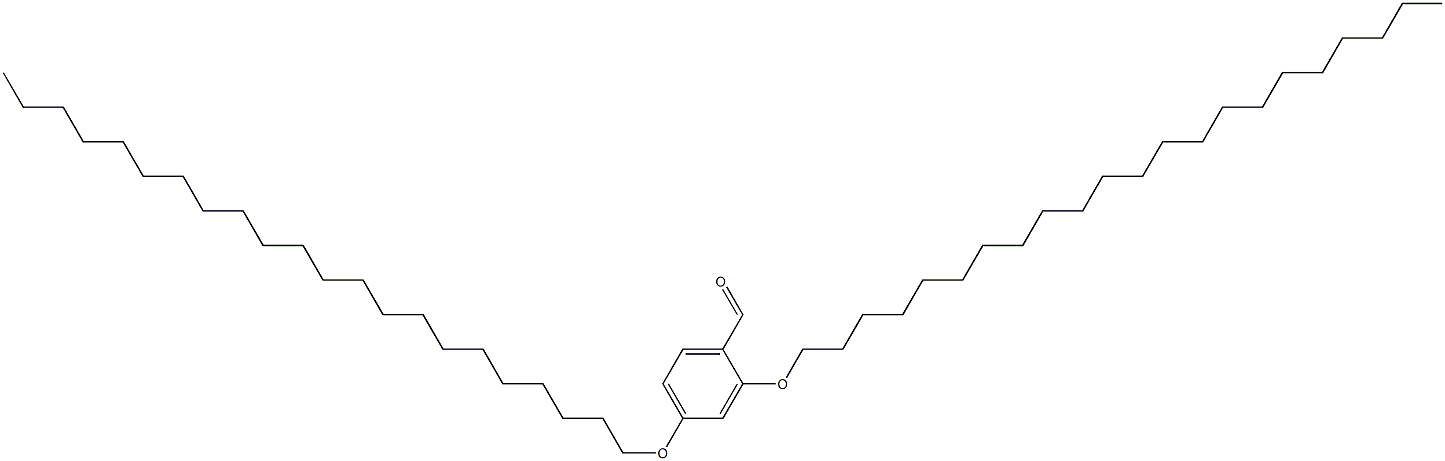 2,4-二(二十二烷氧基)-苯甲醛, , 结构式