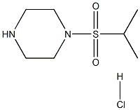 1-(ISOPROPYLSULFONYL)PIPERAZINE HYDROCHLORIDE, 1062059-60-2, 结构式