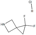 1,1-DIFLUORO-5-AZASPIRO[2.3]HEXANE HYDROCHLORIDE,1630906-91-0,结构式