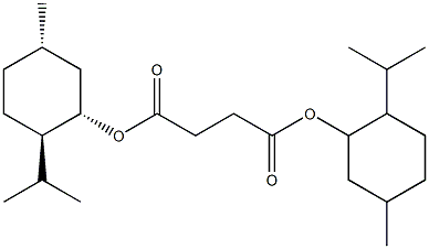 (1R,2S,5R)-2-isopropyl-5-Methylcyclohexyl (1S,2R,5S)-2-isopropyl-5-Methylcyclohexyl succinate Structure