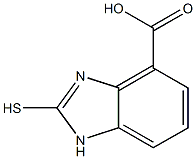 2-巯基苯并咪唑-4-甲酸 结构式