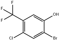 2-BroMo-4-chloro-5-(trifluoroMethyl)phenol Structure