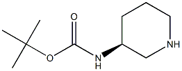 3-AMino-S-()-BOC-piperidine Structure