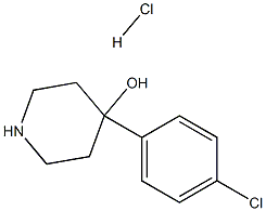 4-(4-chlorophenyl)piperidin-4-ol hydrochloride Structure