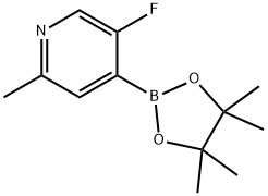 5-fluoro-2-Methyl-4-(4,4,5,5-tetraMethyl-1,3,2-dioxaborolan-2-yl)pyridine Structure
