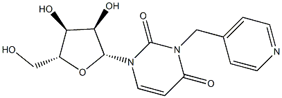 N3-[(Pyridin-4-yl)Methyl]uridine Struktur