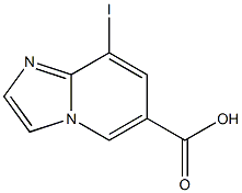 8-Iodo-iMidazo[1,2-a]pyridine-6-carboxylic acid Struktur