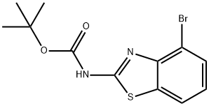 (4-BroMo-benzothiazol-2-yl)-carbaMic acid tert-butyl ester, 1823565-33-8, 结构式