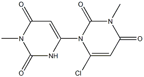 6-(6-chloro-3,4-dihydro-3-Methyl-2,4-dioxopyriMidin-1(2H)-yl)-3-MethylpyriMidine-2,4(1H,3H)-dione Struktur