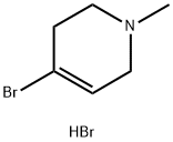 4-ブロモ-1-メチル-1,2,3,6-テトラヒドロピリジン臭化水素酸塩 化学構造式