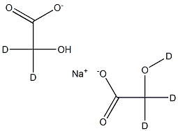 Diglycolic Acid-d5 MonosodiuM Salt Structure