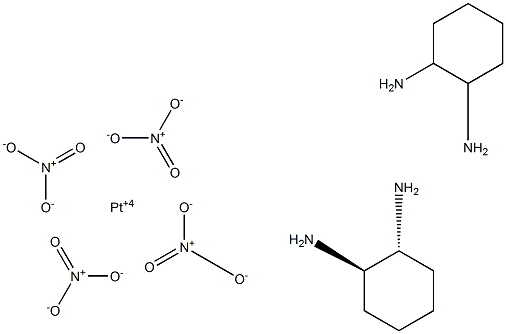 (1R,2R)-1,2-CyclohexanediaMinedinitrate PlatinuM, , 结构式