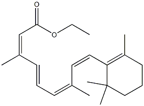 (9-cis,13-cis)-Retinoic Acid Ethyl Ester Structure