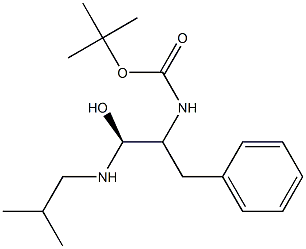tert-Butyl ((1S)-1-Hydroxy-1(isobutylaMino)-3-phenylpropan-2-yl)carbaMate Structure