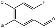 2-氟-4-氯-5-溴苯甲醛, 1781052-25-2, 结构式