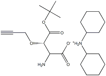 (S)-Boc-2-aMino-3-propargyloxy-propionic acid dicyclohexyl aMMoniuM salt Structure