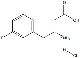 3-Fluoro-L-b-hoMophenylalanine hydrochloride Structure