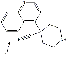 4-(Quinolin-4-Yl)Piperidine-4-Carbonitrile Hydrochloride Struktur